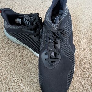 Adidas Bounce Men's Black and Gray Athletic Shoes